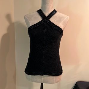 Distressed Free People Top